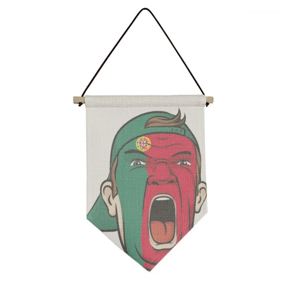 Drapeau du Portugal pour maquillage en toile premium murale