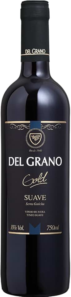 Vinho Tinto Suave De Mesa Del Grano Gold 750ml