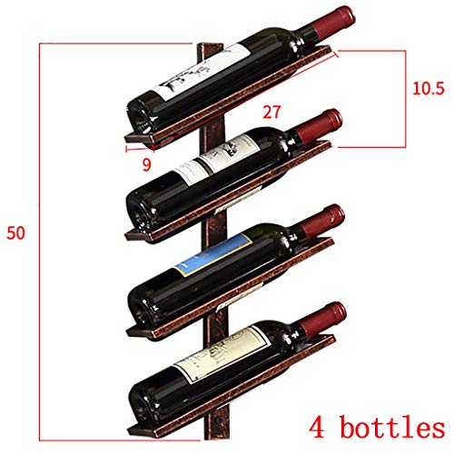 Étagère à vin porte-bouteille murale pour gain de place - 7