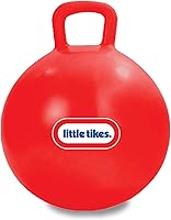 Little Tikes 18" Red Inflatable Hopper Ball - Durable Bounce Toy for Kids Ages 4-8, Builds Coordination & Fun Exercise