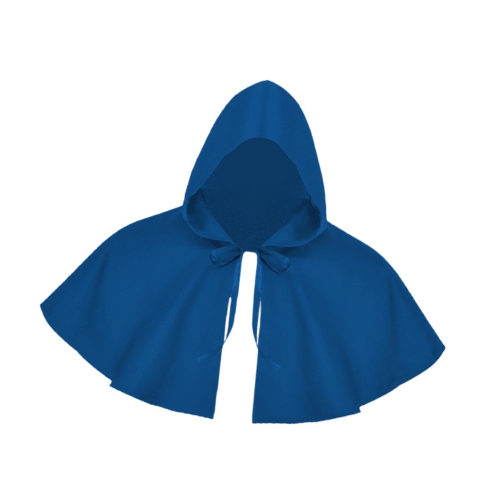 Perfeclan Halloween Capes - Red & Blue Hooded Cloaks for Cosplay & Fancy Dress