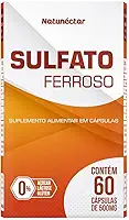 Sulfato Ferroso 500mg 60 Cápsulas - Natunéctar