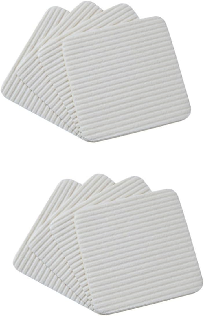 8pcs Non- Carpet Stickers Washable Adhesive for Hardwood Tile More Prevents Rug Movement Non-Woven Easy to Install