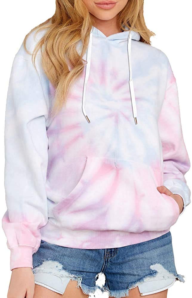 EFAN Womens Oversized Hoodies Fleece Hooded Sweatshirts Casual Comfy Tops Fall Fashion Outfits 2025 Cute Clothes with Pockets, Pink, Large