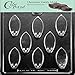Cybrtrayd S113 Small Surfboards Chocolate Candy Mold with Exclusive Cybrtrayd Copyrighted Chocolate Molding Instructions