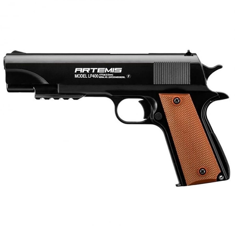 Artemis LP400 (4,5 mm) | Pistolet pneumatyczny (stalowe kule). Pistolet Co2, kaliber 4,5 mm