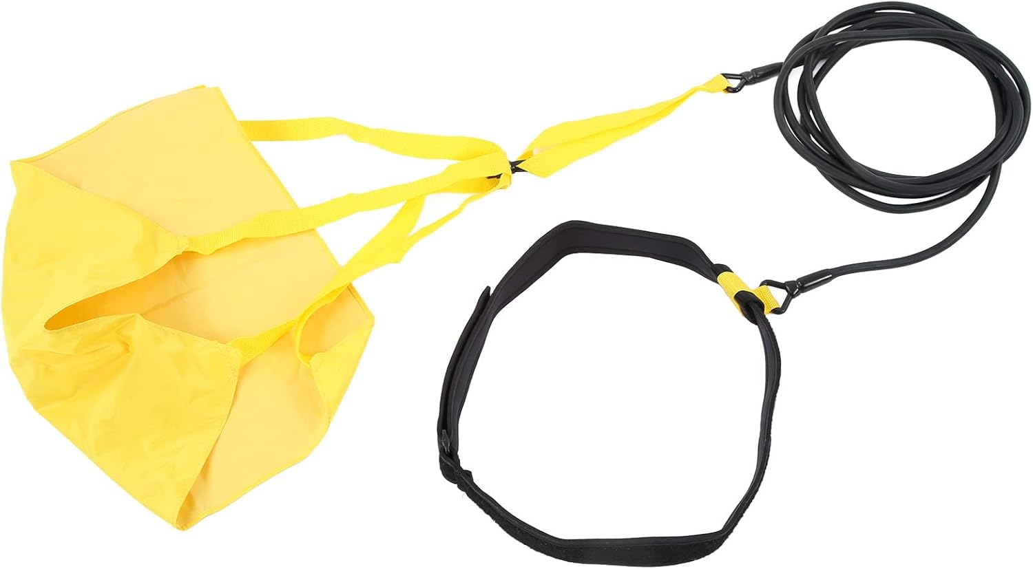 Swim Parachute Adjustable Waterproof Swimming Training Belt with Resistance Parachute for Strength and Endurance Training in Pool