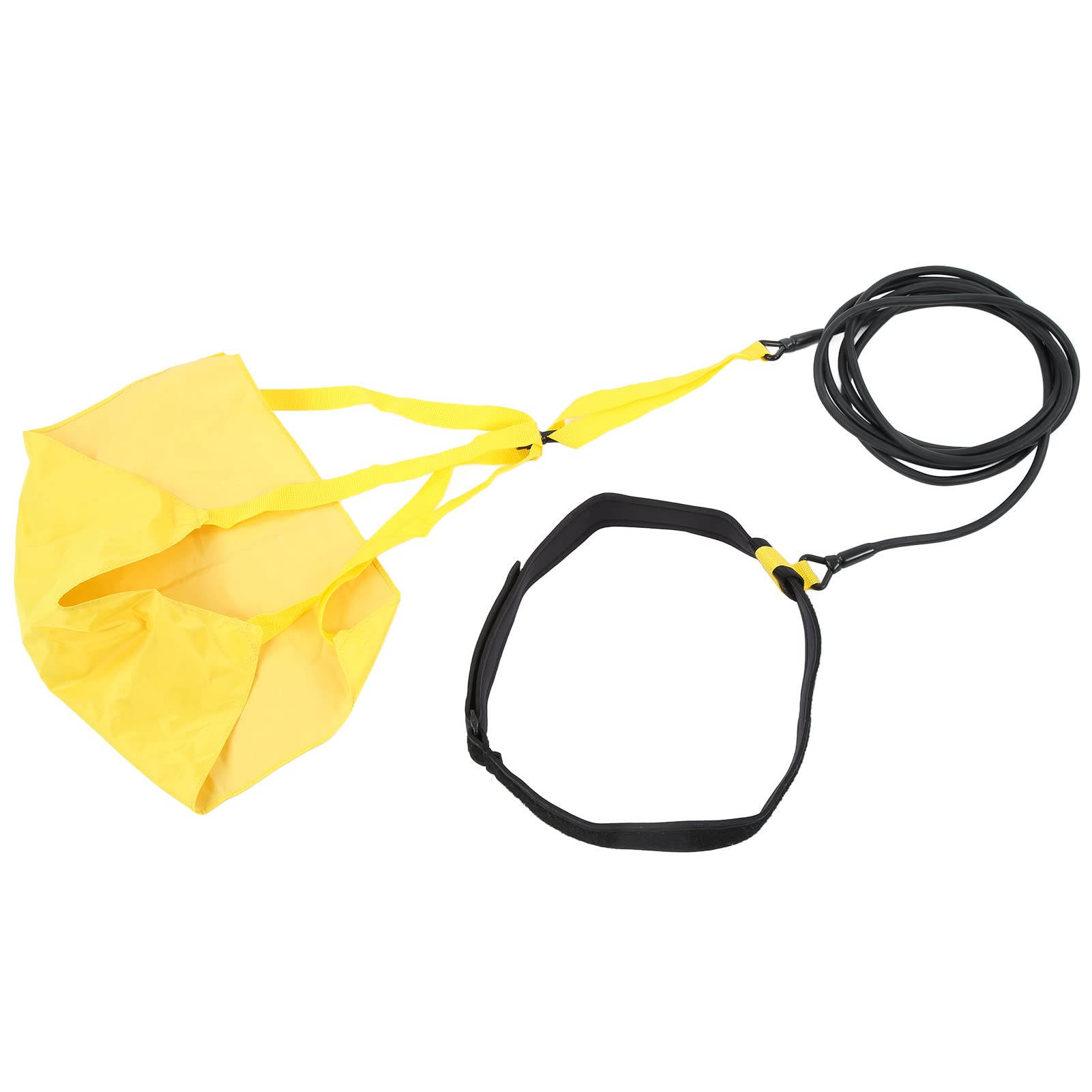 Paracaídas de natación Cinturones de Entrenamiento de natación sellados Ajustables con Resistencia Látex orgánico Recubierto de Neopreno Nylon Equipo de construcción de Fuerza