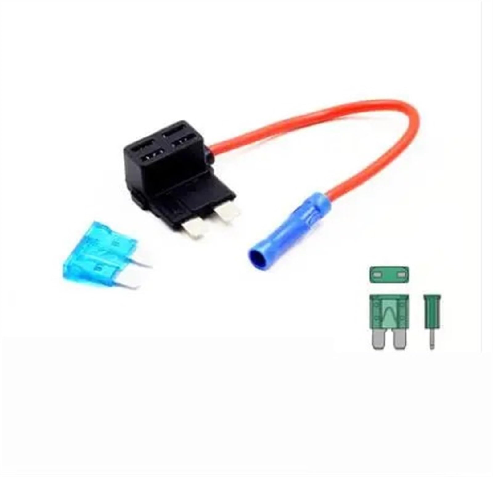 Caja de fusibles para automóvil de 10 mm con toma de corriente AAC 3