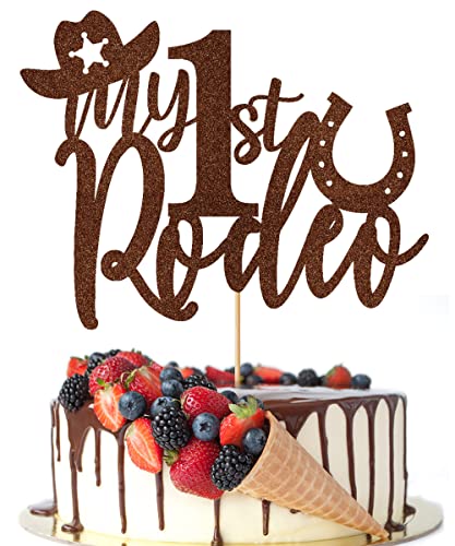 My 1st Rodeo Cake Topper, First Birthday Cake topper,Western Litt...
