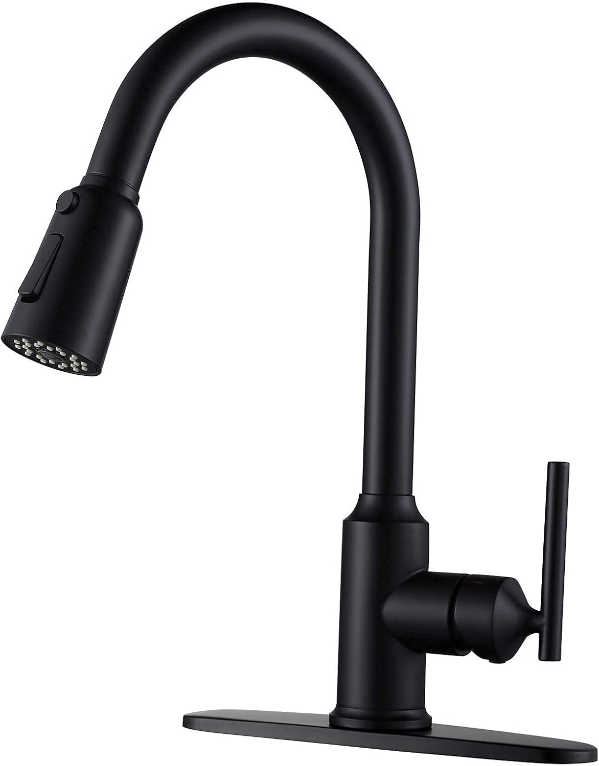 WOWOW Two Handles Widespread 8 inch Bathroom Faucet and Kitchen Faucets with Pull Down Sprayer