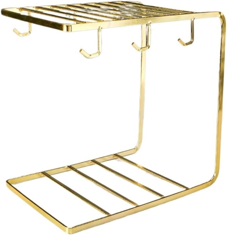 layer iron cup drainage rack, household coffee hanging, storage