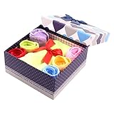 Qtqgoitem Microfiber Party Hand Drying Face Cleaning Gift Box Towel Washcloth 7 in 1 Green (model: d8a 971 921 a6d ff6)