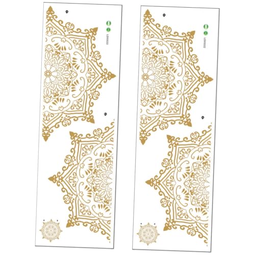 Homoyoyo Pegatinas de Pared Mandala Doradas