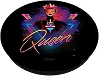 Vista 2 de Disney Villains Evil Queen 90s Rock Band PopSockets PopGrip: agarre intercambiable para teléfonos y tabletas