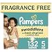 Diapers Size 5, 132 Count - Pampers Swaddlers Disposable Baby Diapers, One Month Supply