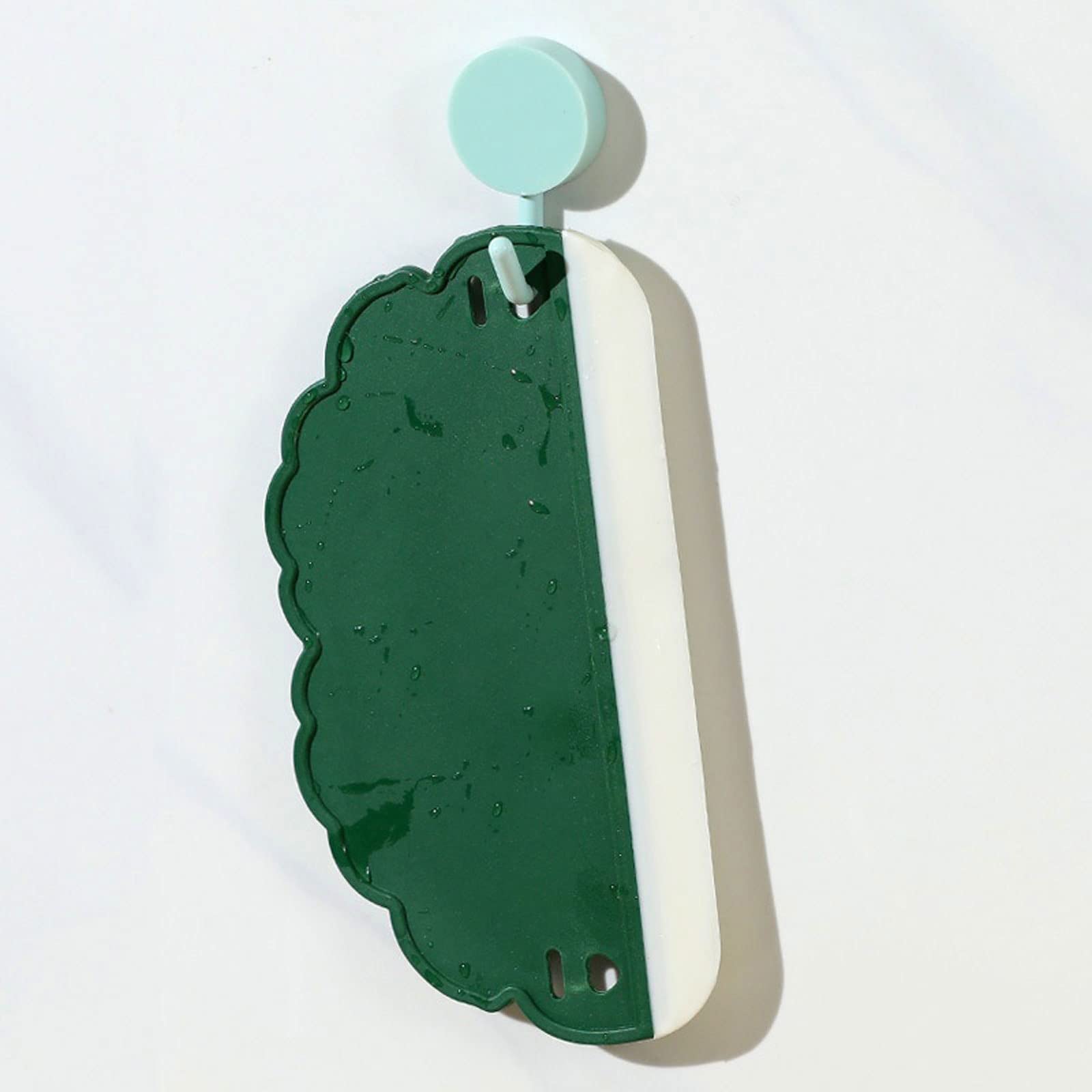 Rasquetas para Ducha, Enjugador de Ducha Verde el 16x8.5x1.5cm for Limpiador Cristal del Espejo Cuarto baño