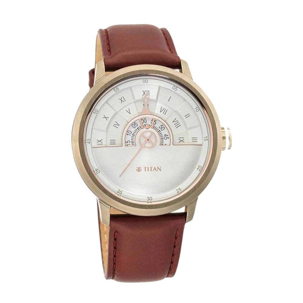 Titan Grandmaster Ii Analog White Dial Leather Mens Watch-1828Ql02/Np1828Ql02 (B08N63DXYJ) Amazon Price History, Amazon Price Tracker