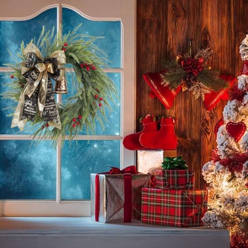 Décoration de porte d'hiver pour embellir votre entrée - 3