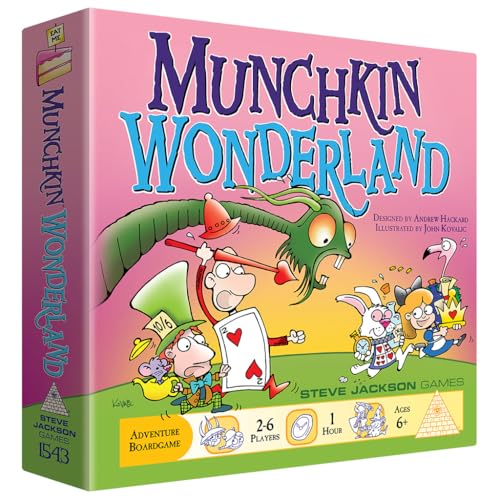 Munchkin Wonderland Juego de Mesa para 2-6 jugadores miniatura 1