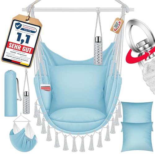 KESSER® Hängesessel Safari XXL Hängestuhl für Erwachsene & Kinder Hängematte