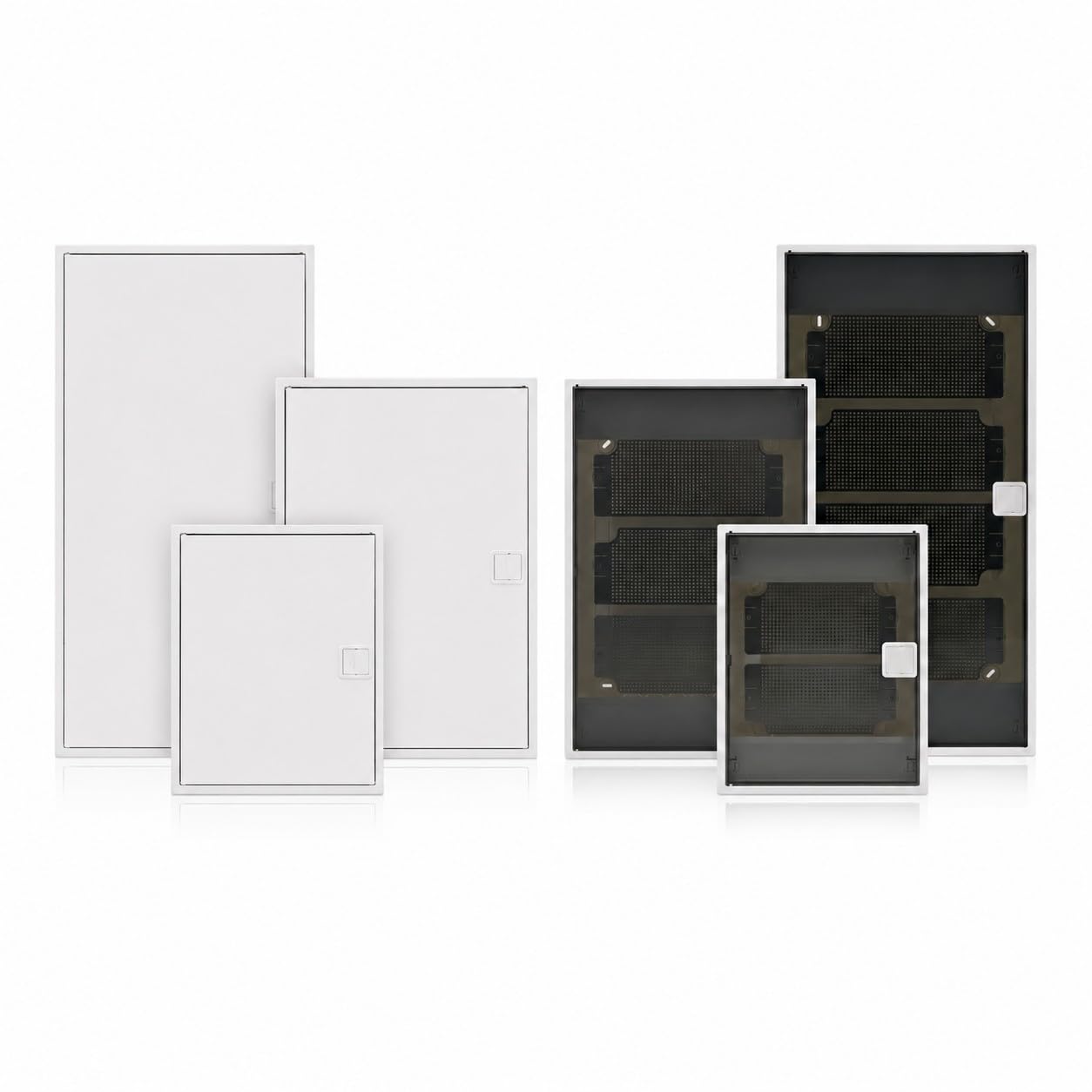Intratec - Distributore multimediale, IP40, 63A, da parete, 650 x 310 x 96 mm, distributore di rete IT, distributore di comunicazione, Smart Home, IEC 62208