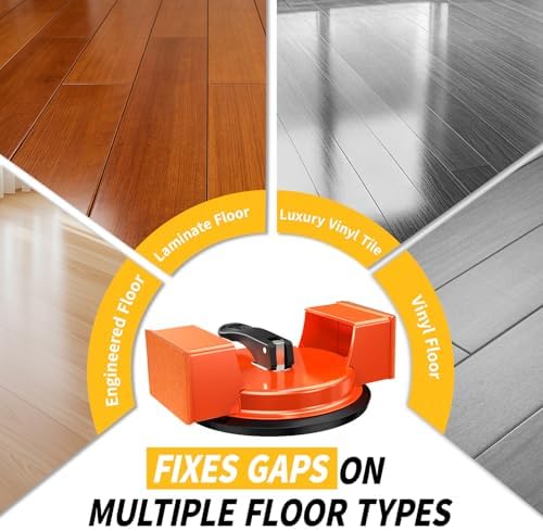 Floor Gap Fixer Tool, Heavy Duty Adjustable Laminate Floor Suction Cup Tool — view 6