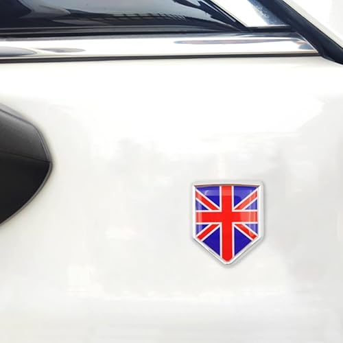 Miniatura 5 de Overdecor Calcomanías de bandera británica del Reino Unido del Reino Unido, emblema de coche, accesorios de coche Union Jack, decoraciones de