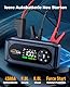 YaberAuto Starthilfe Powerbank mit Kompressor, 150PSI 4500A Auto Starthilfe Powerbank, Auto Starthilfe für 9.0L Benzin und 8.0L Diesel, Starthilfe mit 500 Lumen Multifunktionsleuchte und LCD Display