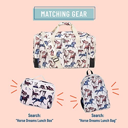 Wildkin Lunch Box Bag Bundle With Weekender Duffle Bag (Horse Dreams) #TOP6