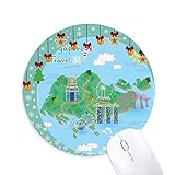 Feature: Round-shaped design.; Soft surface material allows undiluted gliding of mouse.; It will be a good choice of gift for your friends and families to enjoy an unhindered experience in using mouse and working.