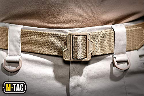 M-Tac Double Duty Tactical Belt - Military Webbing Nylon Utility Belt Plastic Buckle4