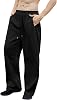 INVACHI Men's Baggy Sweatpants Oversized Flared Pants Men Elastic Waist Drawstring Pants for Men