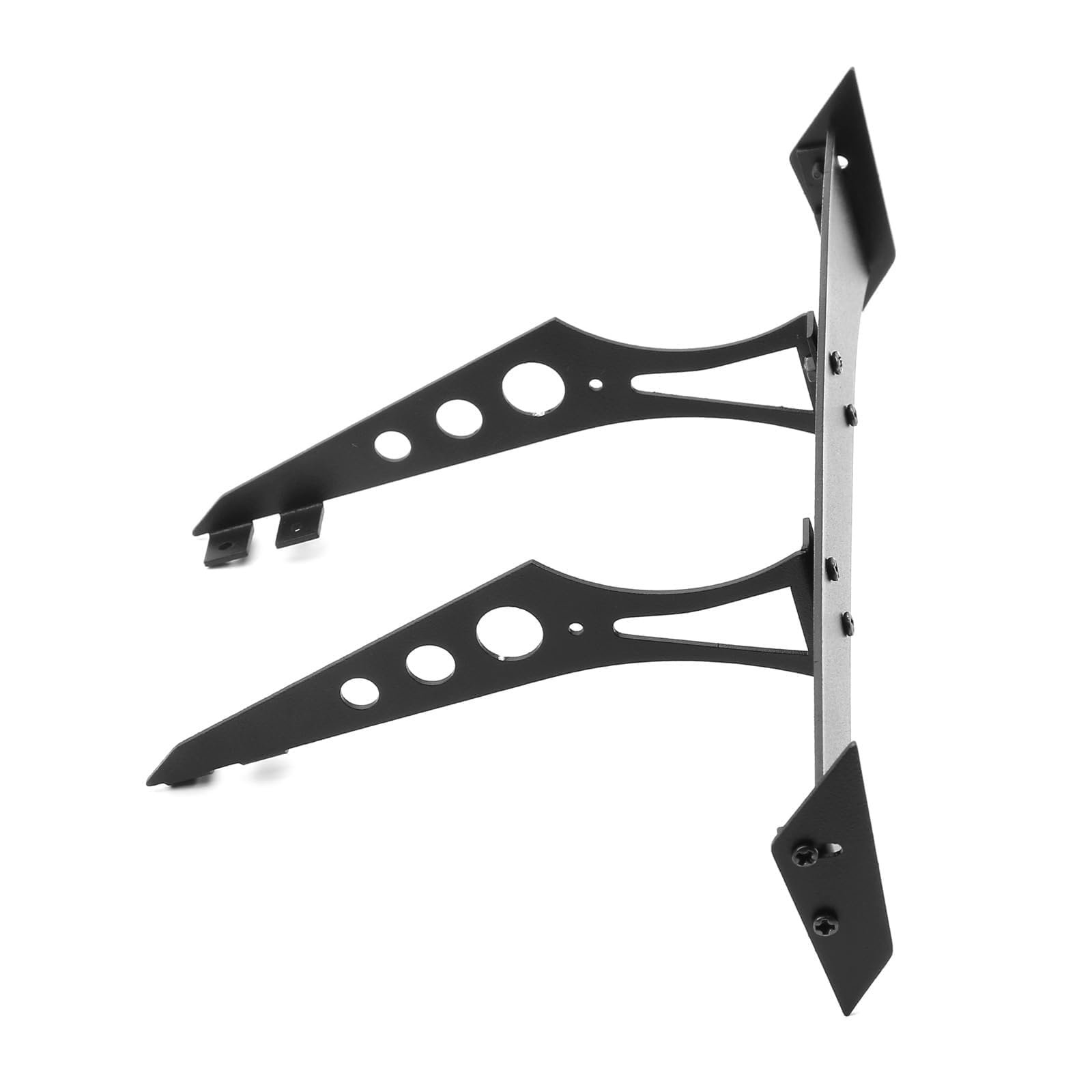 CHRCOED Metal Tail Wing Rear Universal Upgrade DIY Parts for 1/10 RC Rally Car On-Road Car TT02 TT01 XV01