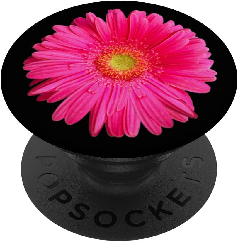 Gerber Daisy Flower Pink Fuchsia Phone Stand PopSockets MagSafe PopGrip for iPhone