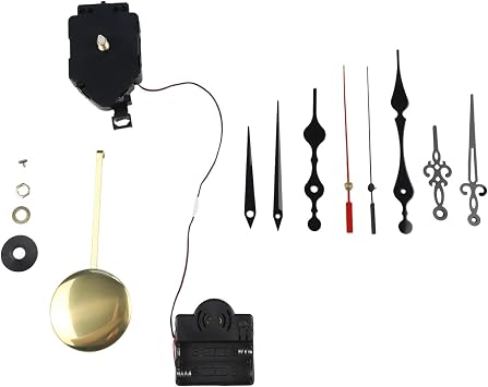 Pendulum Clock Movement Kit 17mm Shaft Hourly Chime