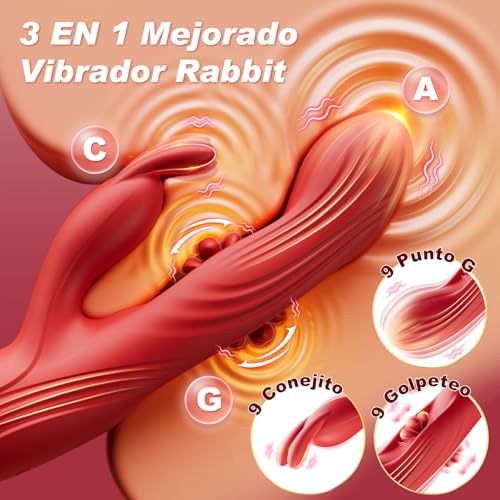 Miniatura 2 de Vibradorador Mujer Juguetes Eróticos Vibradorador Clítoris - Vibrador Anal Con 9 Modos De Vibración Pulsación Vibradores Juguetes Eróticos Para Pareja Sexuales Consoladores.. Para Mujer Con Vibración