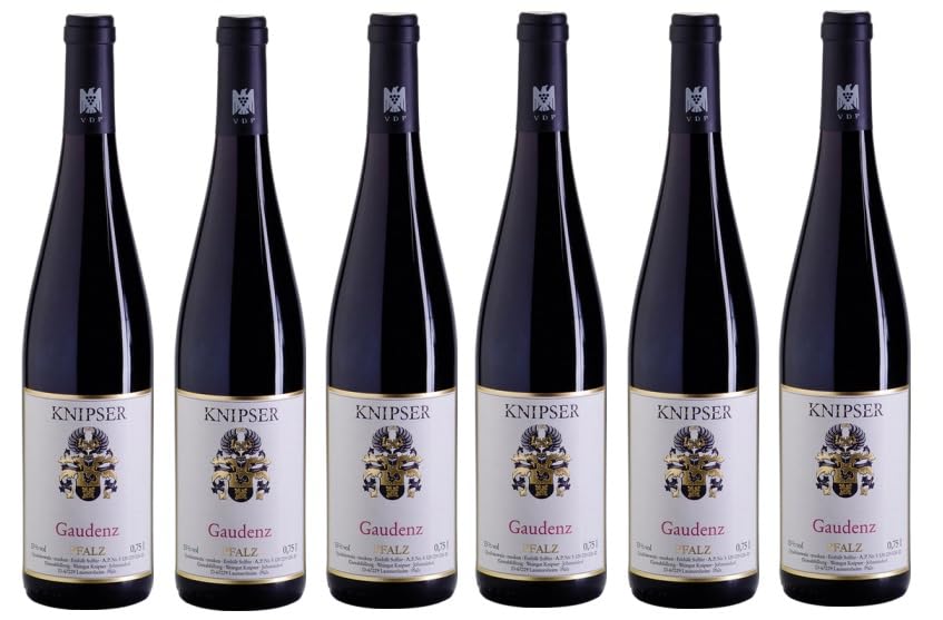 6x 0,75l - 2020er - Weingut Knipser - Cuvée Gaudenz - Barrique - VDP.Gutswein - Qualitätswein Pfalz - Deutschland - Rotwein trocken