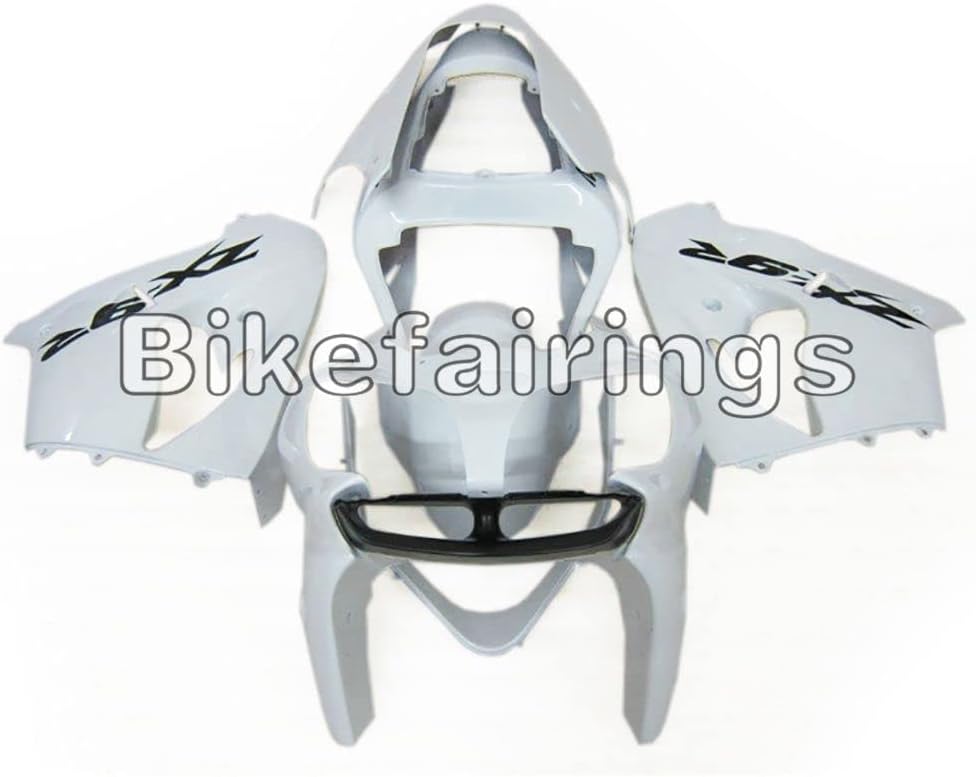 光沢のあるホワイトブラックオートバイの外装パーツセットフルフェア