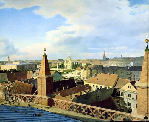 Lienzo de Berlín de Johann Eduard, arte impreso en alta calidad de 60x90cm