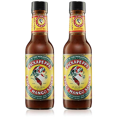 Pickapeppa Spicy Mango Sauce 5 oz (2 pack)-SET OF 4