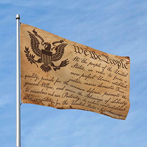 Dsoluuing Small Flags Constitution We The People Flag Yard A[gOtBbNtbO p(TCY:120X180CM)