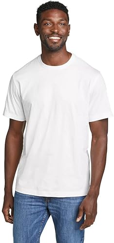 Eddie Bauer Men's Legend Wash Classic Short Sleeve Cotton Tee Crewneck T-Shirt