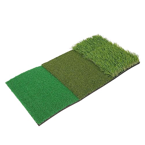 HEMOTON Alfombrilla de Interior Césped Artificial para Entrenamiento Mat de Golpeo y Putts para Adultos Duradera Limpiar Práctica para Precisión Cortos