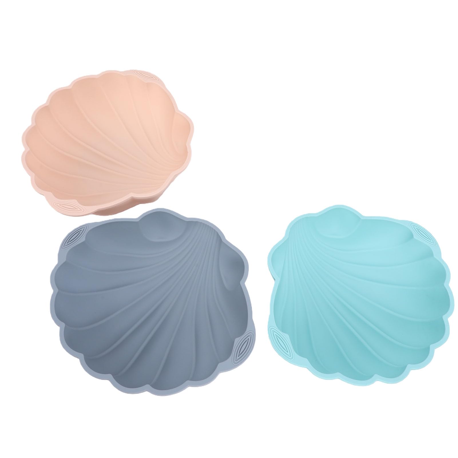 Moule à gâteau en silicone antiadhésif Ausla 3 pièces grand moule à dessert pour mousse