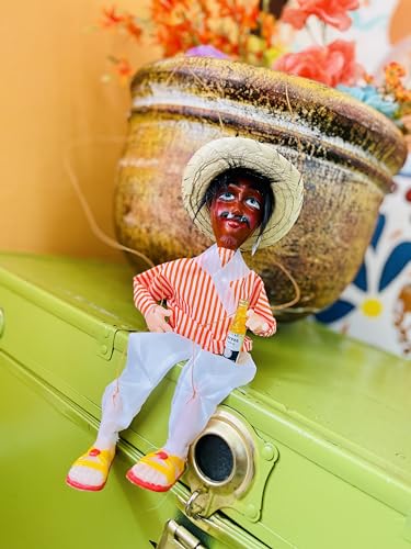 Mexican String Puppet Marionette Titere Borrachito - Thumbnail 6