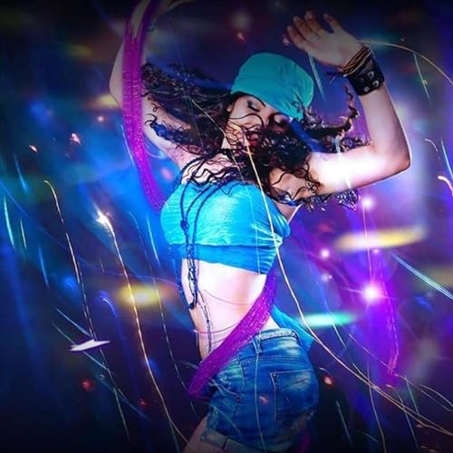 Fouet spatial de danse LED pour briller dans les festivals et soirées