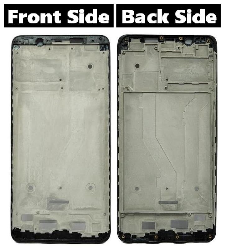 Image of LCD Middle Frame Chassis Housing Compatible with Vivo Y71 - (Black)