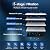 Waterdrop Whole House Water Filter System, with Carbon Filter and Sediment Filter, 5-Stage Filtration, Highly Reduce Lead, Chlorine, Odor and Taste, 2-Stage 5 Micron WD-WHF21-PG & WD-WF10PG Filters