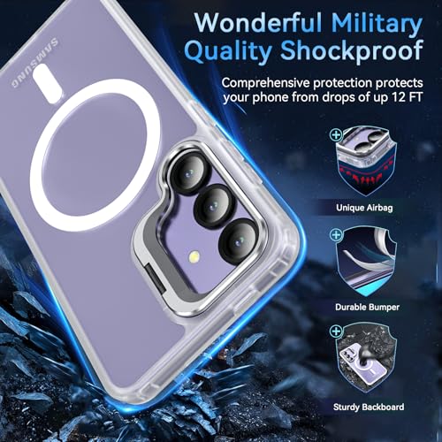 Coque Samsung S24 Fin2feel mate avec support caméra intégré - 4